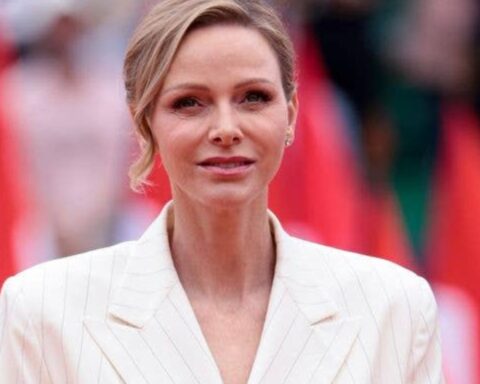 princess charlene gareth wittstock pink ribbon monaco